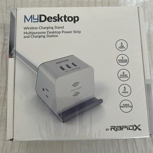 RAPIDx CHARGING CUBE OUTLETS, USB PORTS, WIRELESS CHARGING-NU NEVER OPEN
